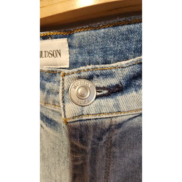 New Hudson Holly High Rise, Cropped with Relaxed Hem Womens Jeans, Sz 25 - Picture 4 of 10